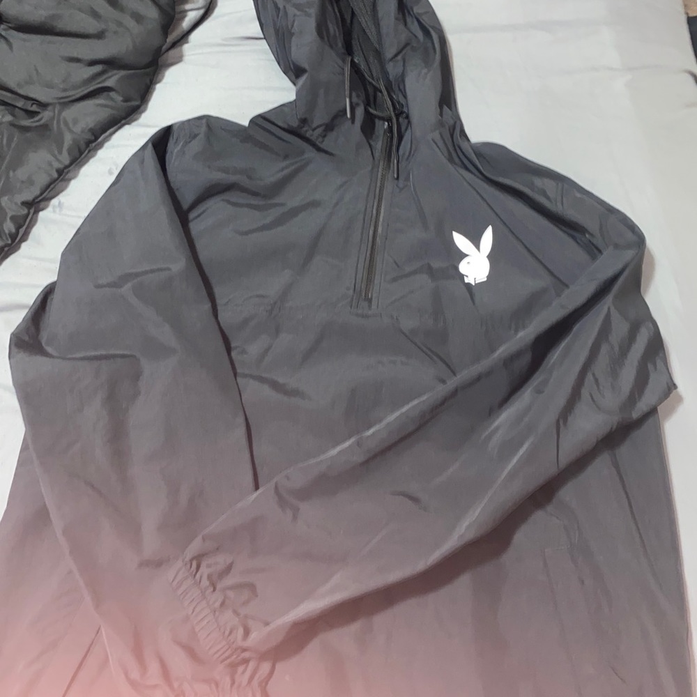 Reflective Playboy Windbreaker